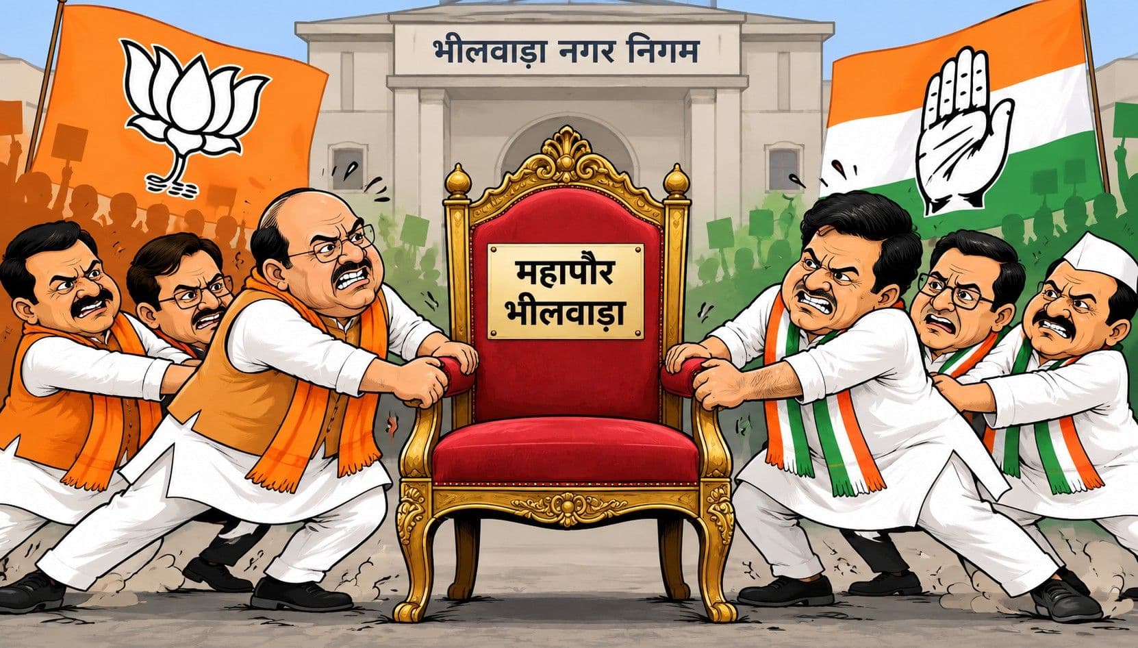 किस पार्टी का होगा भीलवाड़ा का दूसरा महापौर?